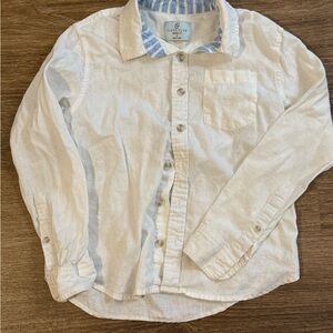 Class Club White Button Down Shirt for Kids